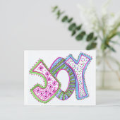 Carte postale de joie (Debout devant)