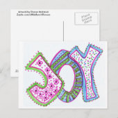 Carte postale de joie (Devant / Derrière)