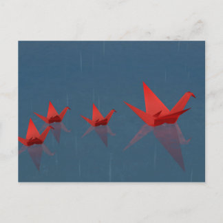 Carte postale de jour de pluie calme