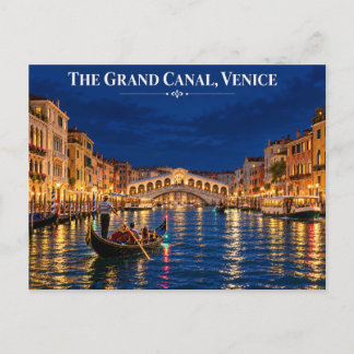 Carte postale de jour des canaux de Venise