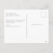 carte postale de jour férié (Dos)