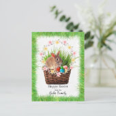 Carte postale de jour férié de Pâques personnalisé (Debout devant)