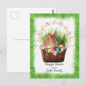 Carte postale de jour férié de Pâques personnalisé (Devant / Derrière)
