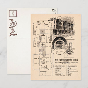 Carte postale de journal vintage H. H. Holmes