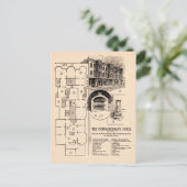 Carte postale de journal vintage H. H. Holmes (Debout devant)