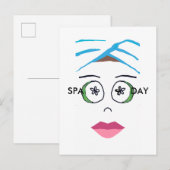 Carte postale de journée de Spa (Devant / Derrière)