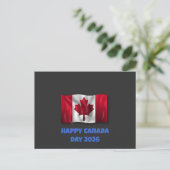 Carte postale de Joyeuse Fête du Canada (Debout devant)