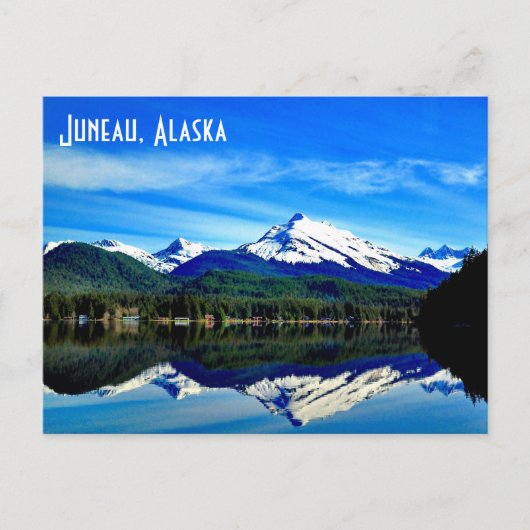 Carte postale de Juneau, Alaska (Devant)