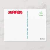 Carte postale de jus d'été par Diane Heller 2020 (Dos)