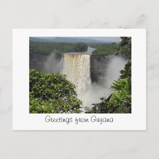 Carte postale de Kaieteur Falls (Devant)