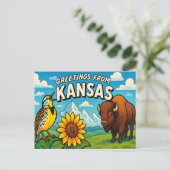 Carte postale de KANSAS (Debout devant)