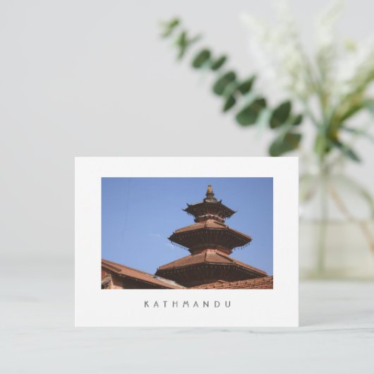 Carte postale de Katmandou (Debout devant)