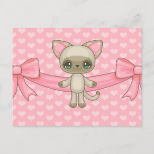 Carte postale de Kawaii Kitty