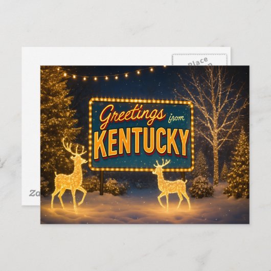 Carte postale de KENTUCKY (Devant / Derrière)