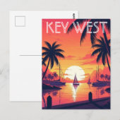 Carte postale de Key West Floride (Devant / Derrière)