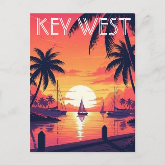 Carte postale de Key West Floride (Devant)