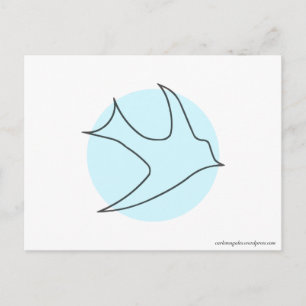 Carte postale de Knightingales (Bleue)
