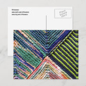 carte postale de Knit d'Artisanware de PC (Devant / Derrière)