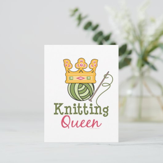 Carte postale de Knitting (Debout devant)