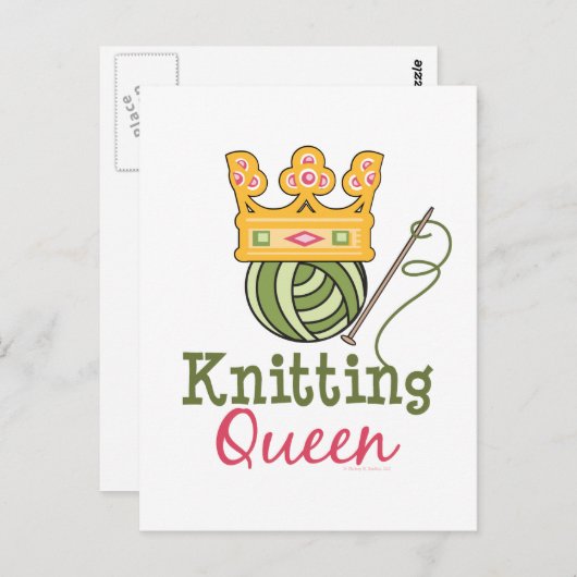 Carte postale de Knitting (Devant / Derrière)
