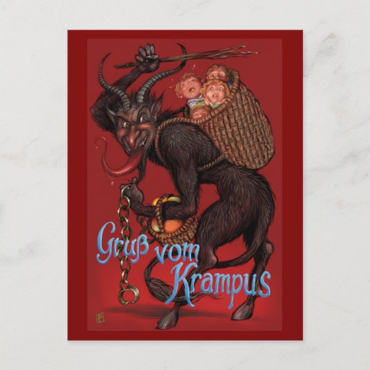 Carte postale de Krampus (Devant)