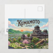 Carte postale de Kumamoto (Devant / Derrière)
