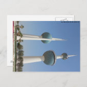 Carte postale de Kuwait Towers (Devant / Derrière)
