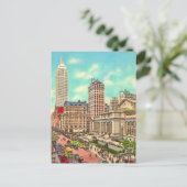 Carte postale de la 42e rue et de la 5e avenue à N (Debout devant)