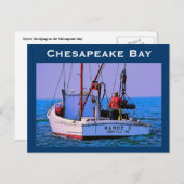 Carte postale de la baie Chesapeake (Devant / Derrière)