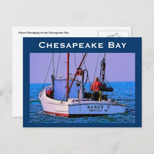 Carte postale de la baie Chesapeake (Devant / Derrière)