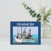 Carte postale de la baie Chesapeake (Debout devant)