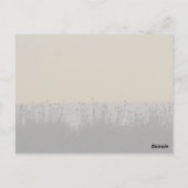 Carte postale de la baie de la demi-lune (Dos)