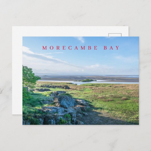 Carte postale de la baie de Morecambe (Devant / Derrière)
