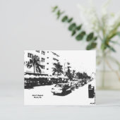 Carte postale de la bande sur la plage sud, miami (Debout devant)