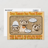 Carte postale de la bataille de Stoats Drift (Devant / Derrière)