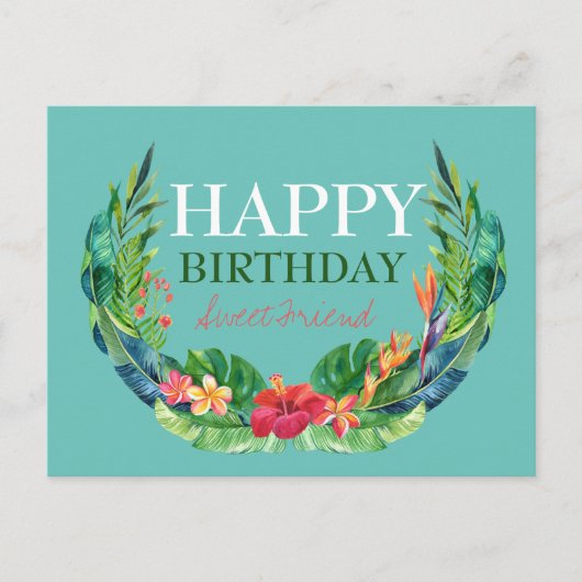 Carte postale de la belle Bible d'anniversaire (Devant)