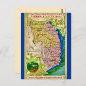 Carte postale de la belle vietnam Laos (Devant / Derrière)