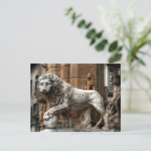 Carte postale de la bête (Debout devant)