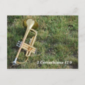 Carte postale de la Bible Ma grâce est suffisante  (Dos)