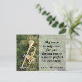 Carte postale de la Bible Ma grâce est suffisante  (Debout devant)