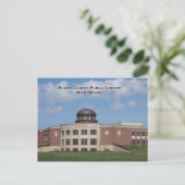 Carte postale de la bibliothèque du comté de Boone (Debout devant)