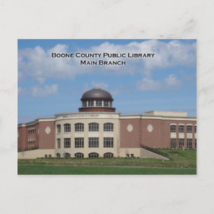 Carte postale de la bibliothèque du comté de Boone