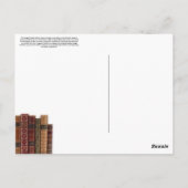 Carte postale de la bibliothèque George Peabody (Dos)