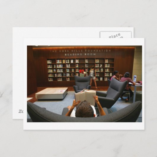 Carte postale de la bibliothèque William H. Hannon (Devant / Derrière)