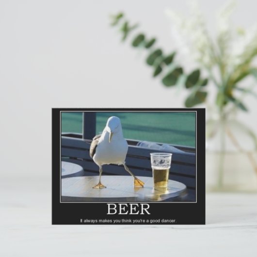 Carte postale de la bière Dancer (Debout devant)