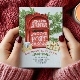 Carte postale de la boîte aux lettres de déplaceme