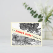 Carte postale de la boutique cadeaux Juniper Valle (Debout devant)
