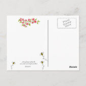 Carte postale de la branche Cherry Blossom (Dos)