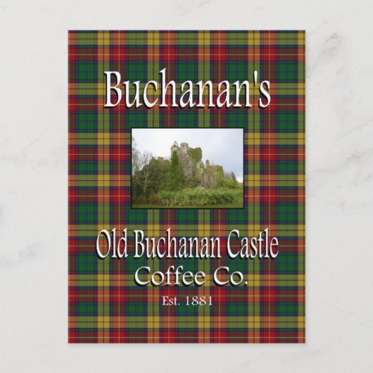 Carte postale de la Buchanan's Old Buchanan Castle (Devant)