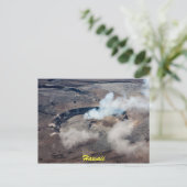 Carte postale de la caldeira de Kilauea (Debout devant)